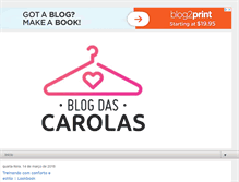 Tablet Screenshot of blogdascarolas.com